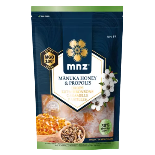 Bonbons à sucer au miel de manuka & propolis